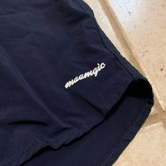 Maamgic Men's Navy Blue Swim Trunks Board Shorts Size S - Picture 2 of 6